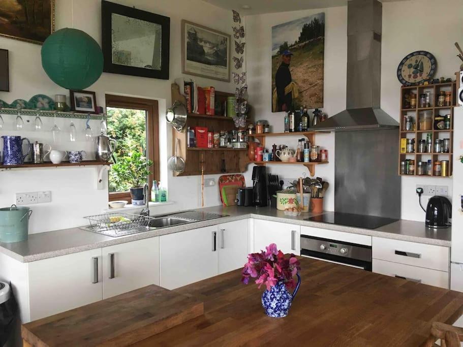 Spacious Cabin On Isolated Farm With Sea View Bude Eksteriør bilde